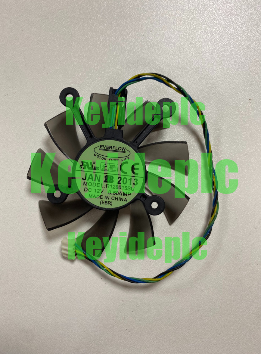 75mm ASUS GTX560 HD5830 HD6850 Fan Replac 4x43mm 4Pin R128015SU 12V M714 t1 #ke