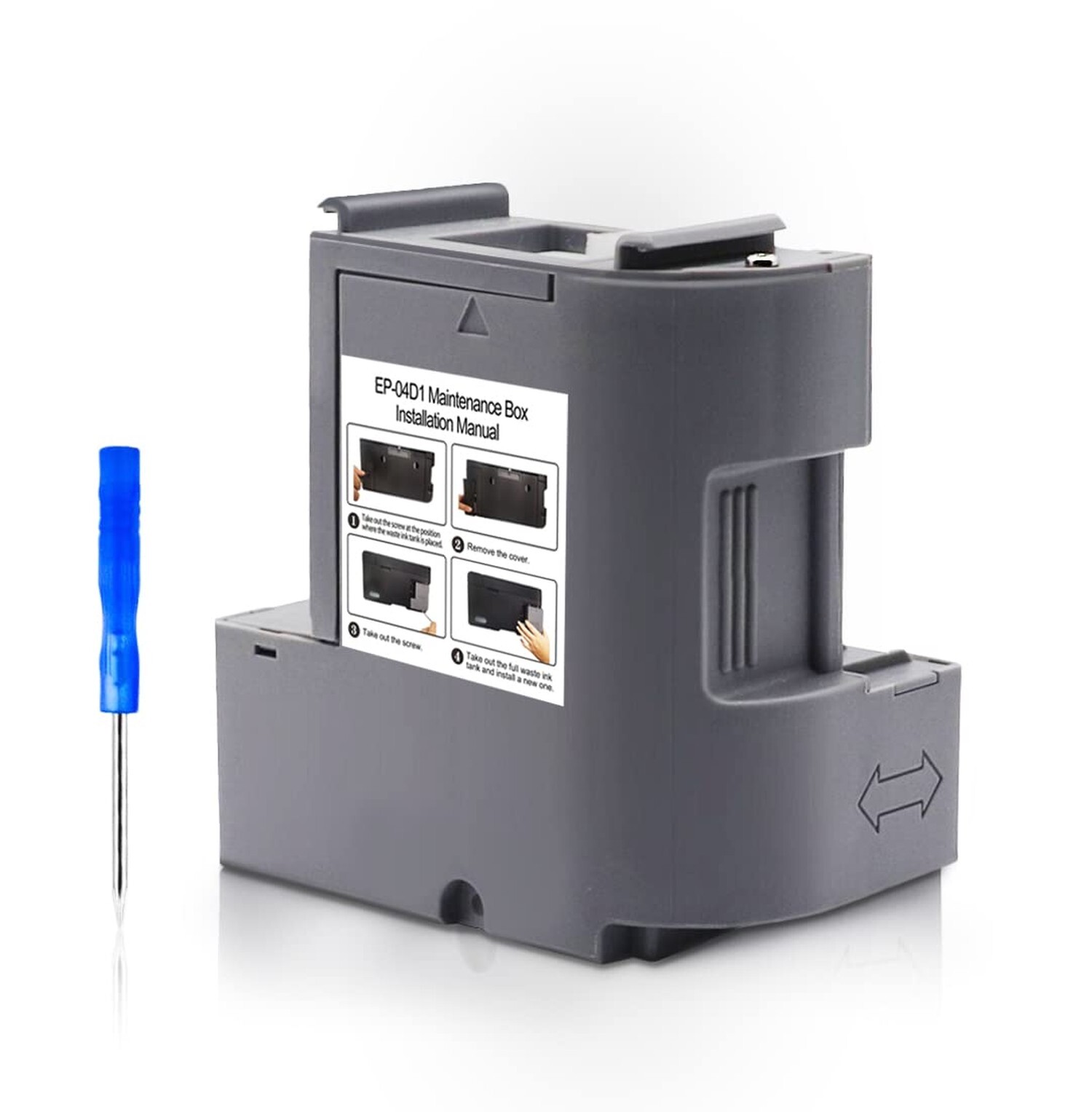 T04D1 T04D00 EP-04D1 Ink Maintenance Box Compatible with ET-3710 ET-3750 ET-3...