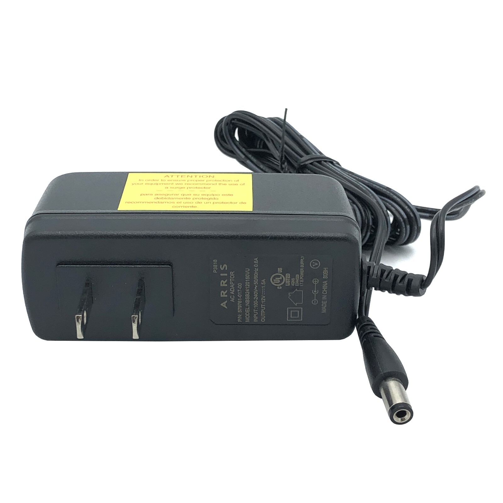 NEW Original AC Adapter for Arris SB6121 SB6141 SB6580 SB6782 Modem Router OEM
