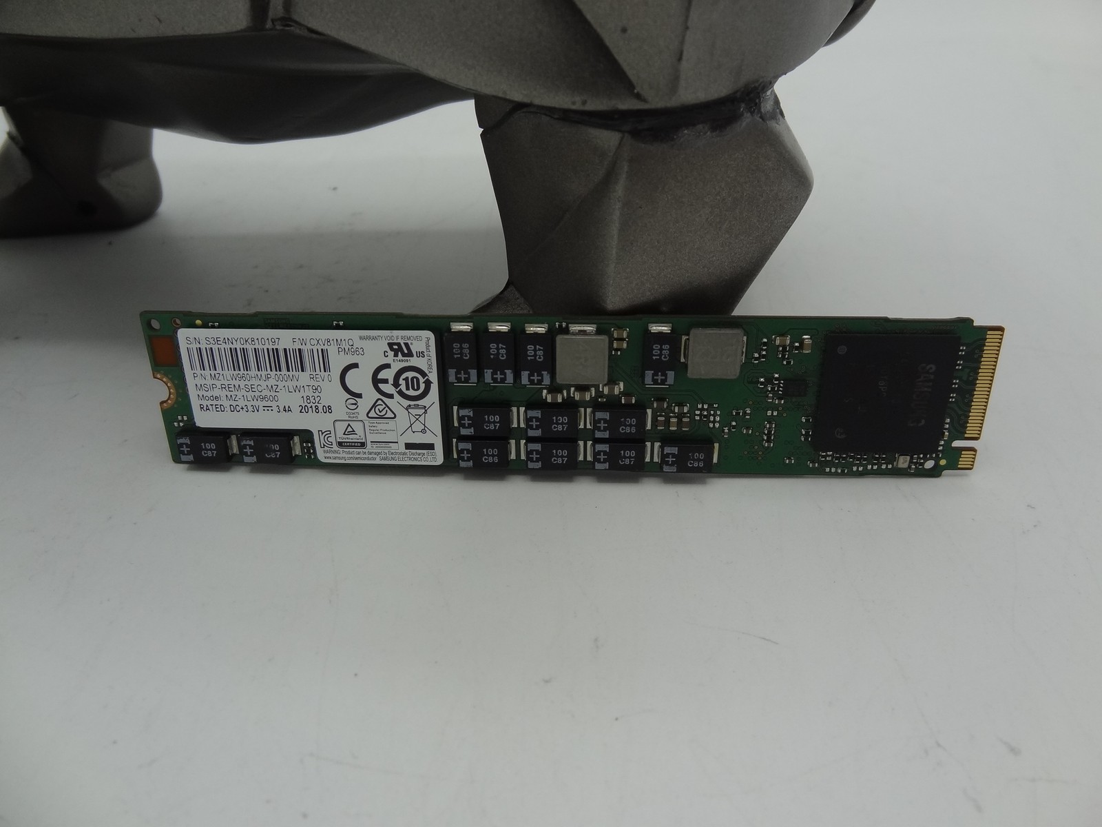 Samsung MZ1LW960HMJP 960GB PCIe M.2 22110 NVME SSD
