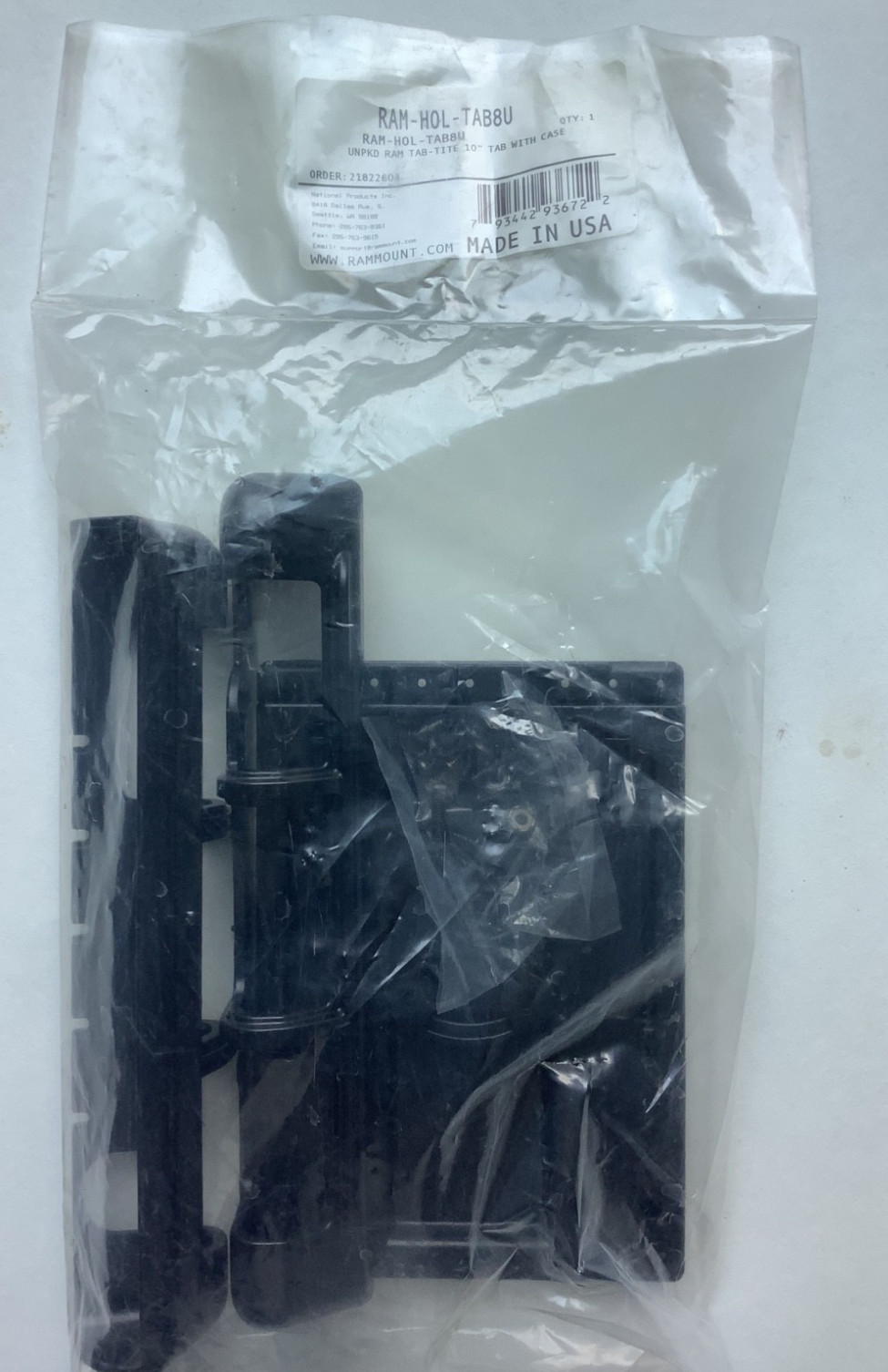 NOS - RAM Mount Tab-Tite Cradle Tablet Mount 10 inch Devices RAM-HOL-TAB8U