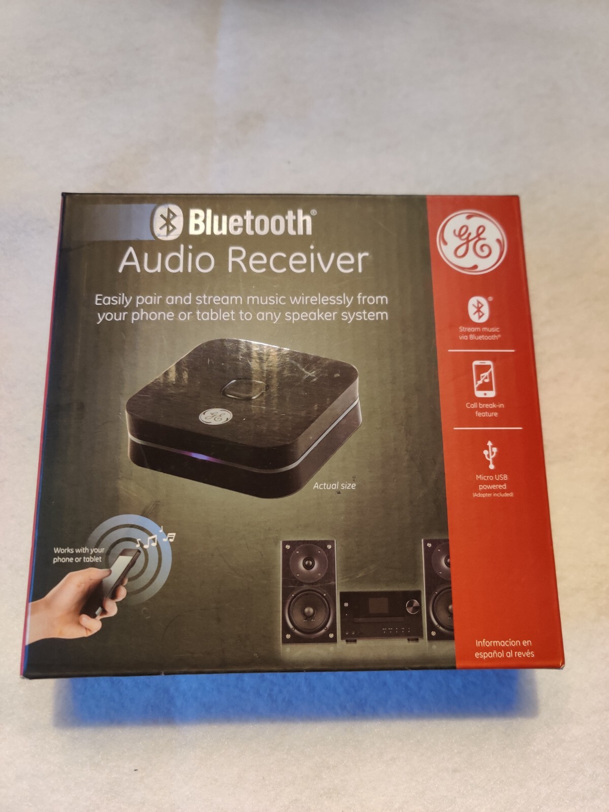 GE Bluetooth Audio Receiver - NEW - *Free Domestic Shipping*