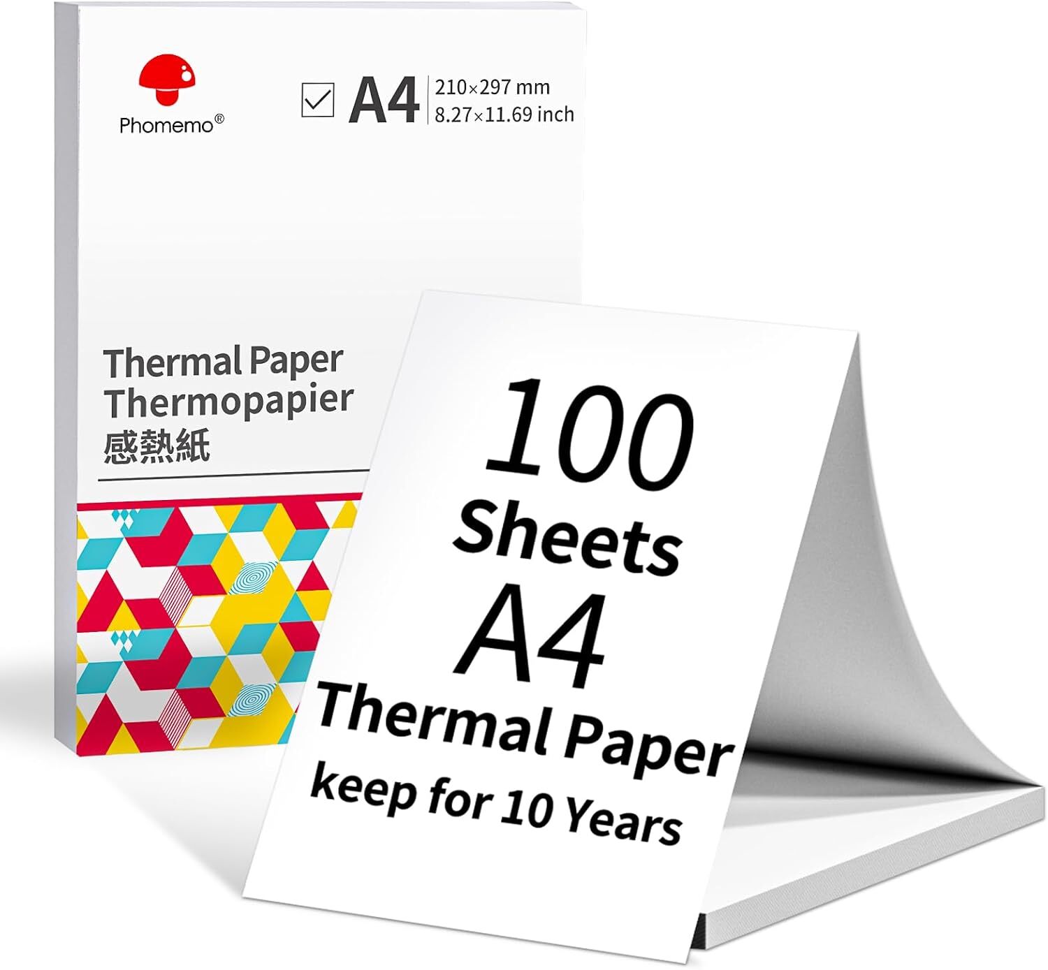 A4 Thermal Printer Paper for Phomemo M08F M832 M834 P831 Portable Printer US