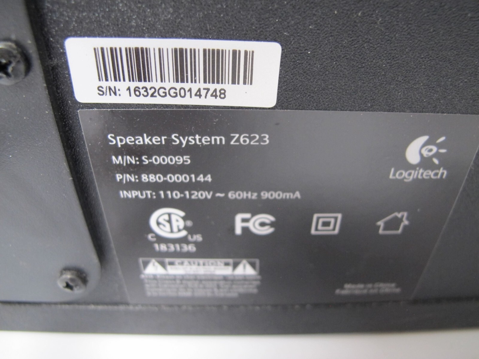 Logitech Speaker System Z623 Subwoofer Only - TESTED