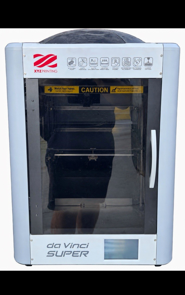 XYZprinting da Vinci SUPER FDM 3D Printer Heated Bed Touch Panel Enclosed 300mm