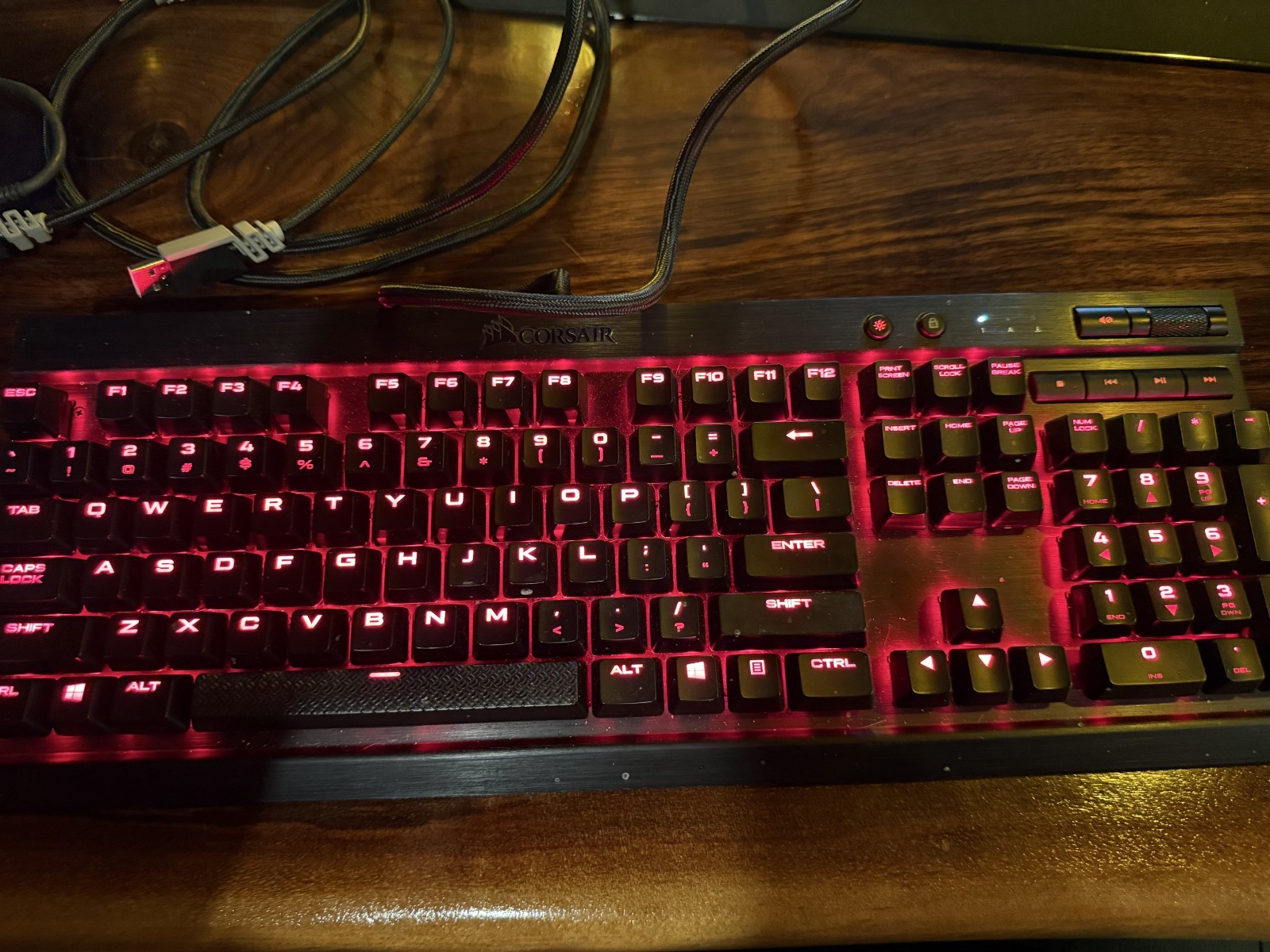 Corsair Gaming K70 RAPIDFIRE mechanical keyboard — CHERRY MX Red 