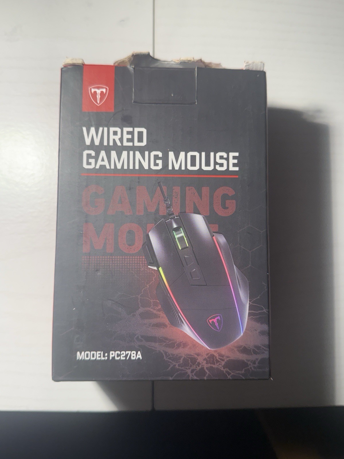 Wired Gaming Mouse RGB 8000 DPI PC Laptop Ergonomic 8 Buttons Pictek PC278A