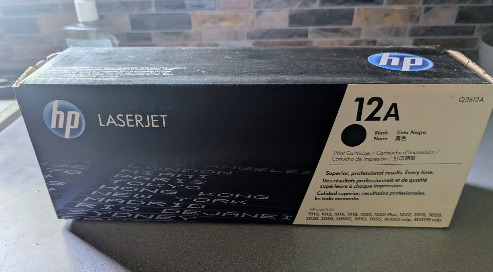 New Sealed~Genuine HP 12A Q2612A Black OEM Print Toner Cartridge  