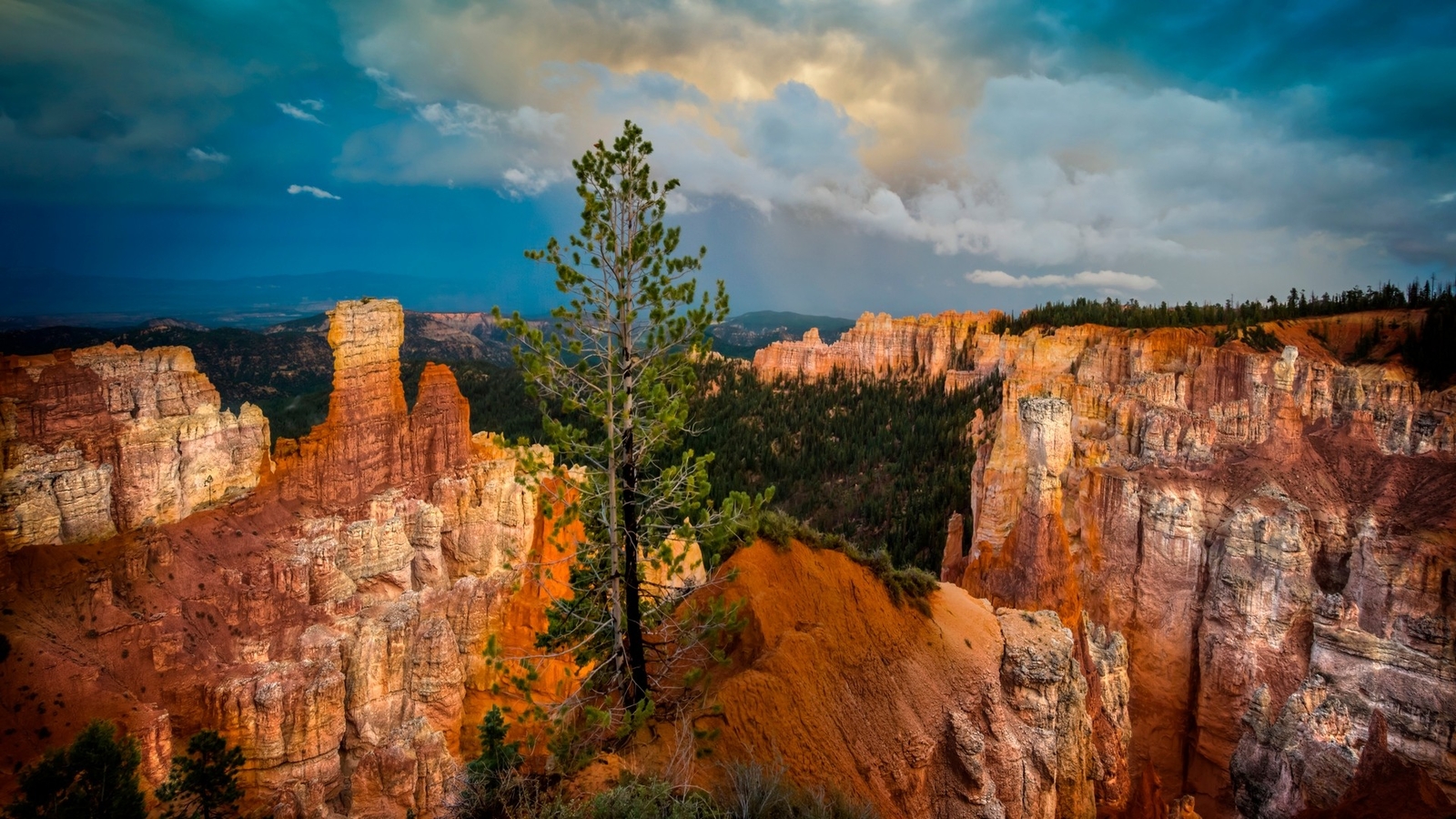 Landscape bryce canyon national park utah usa nature Custom Gaming Mat Desk