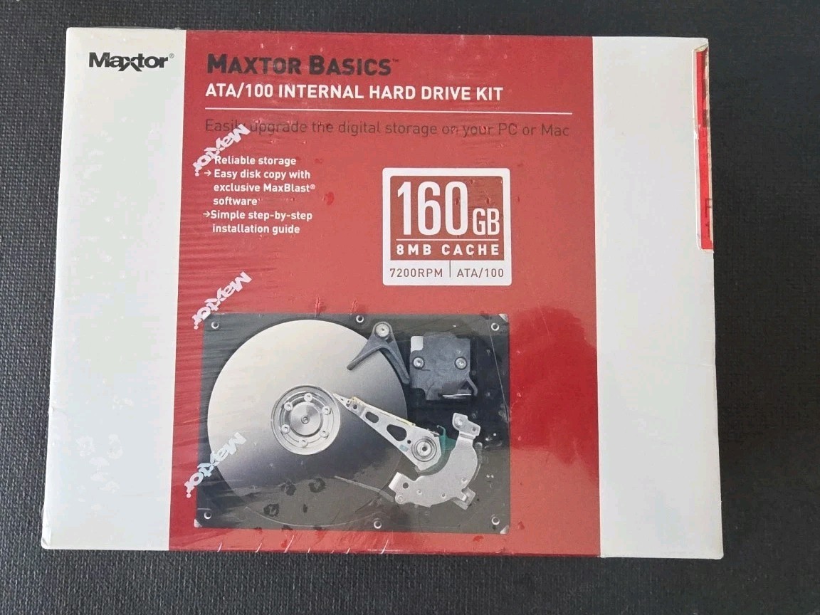 NEW Maxtor 160GB Internal HDD 7200RPM ATA/100 3.5" (L01V160) HDD