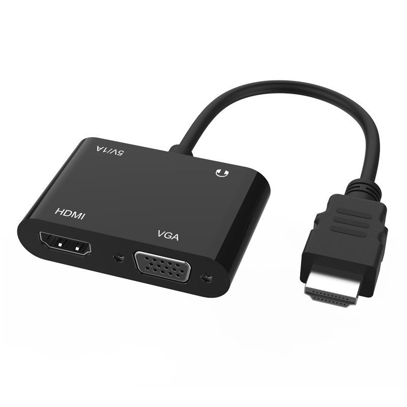 Adaptador HDMI a HDMI + VGA Onten 5165HV
