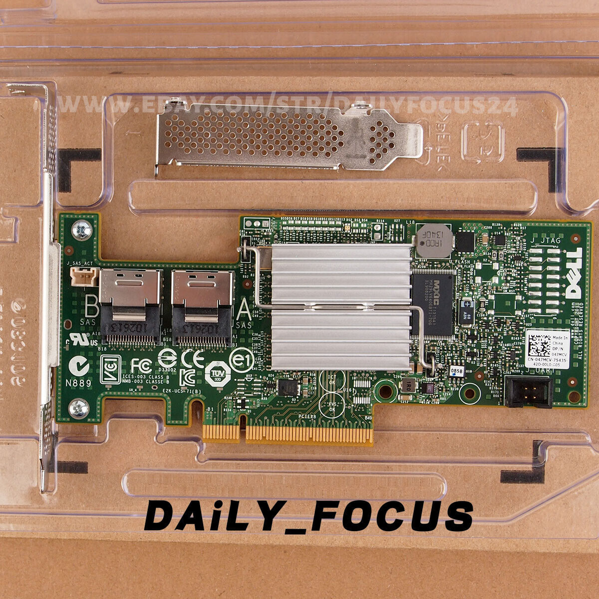 Dell H200 Integrated SAS HBA w/ LSI 9210-8i P20 6Gbps IT Mode ZFS FreeNAS unRAID