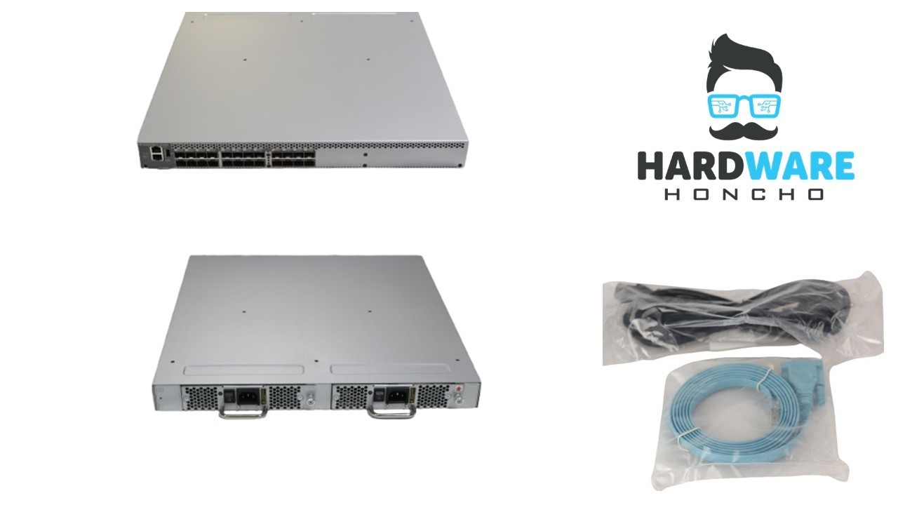 Brocade HD-6505-12-8G-0R 6505 Series 24Port Fibre Channel Switch - 5 Star Cert