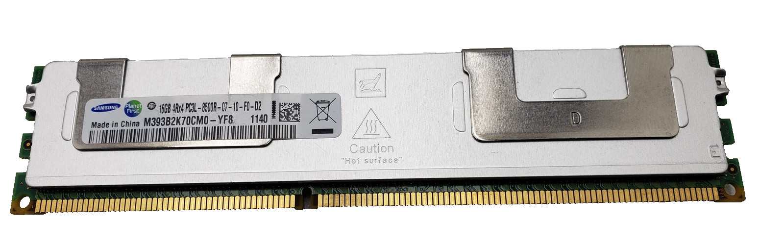 Samsung 16GB DDR3L ECC Registered PC3L-8500R Server RAM M393B2K70CM0-YF8.