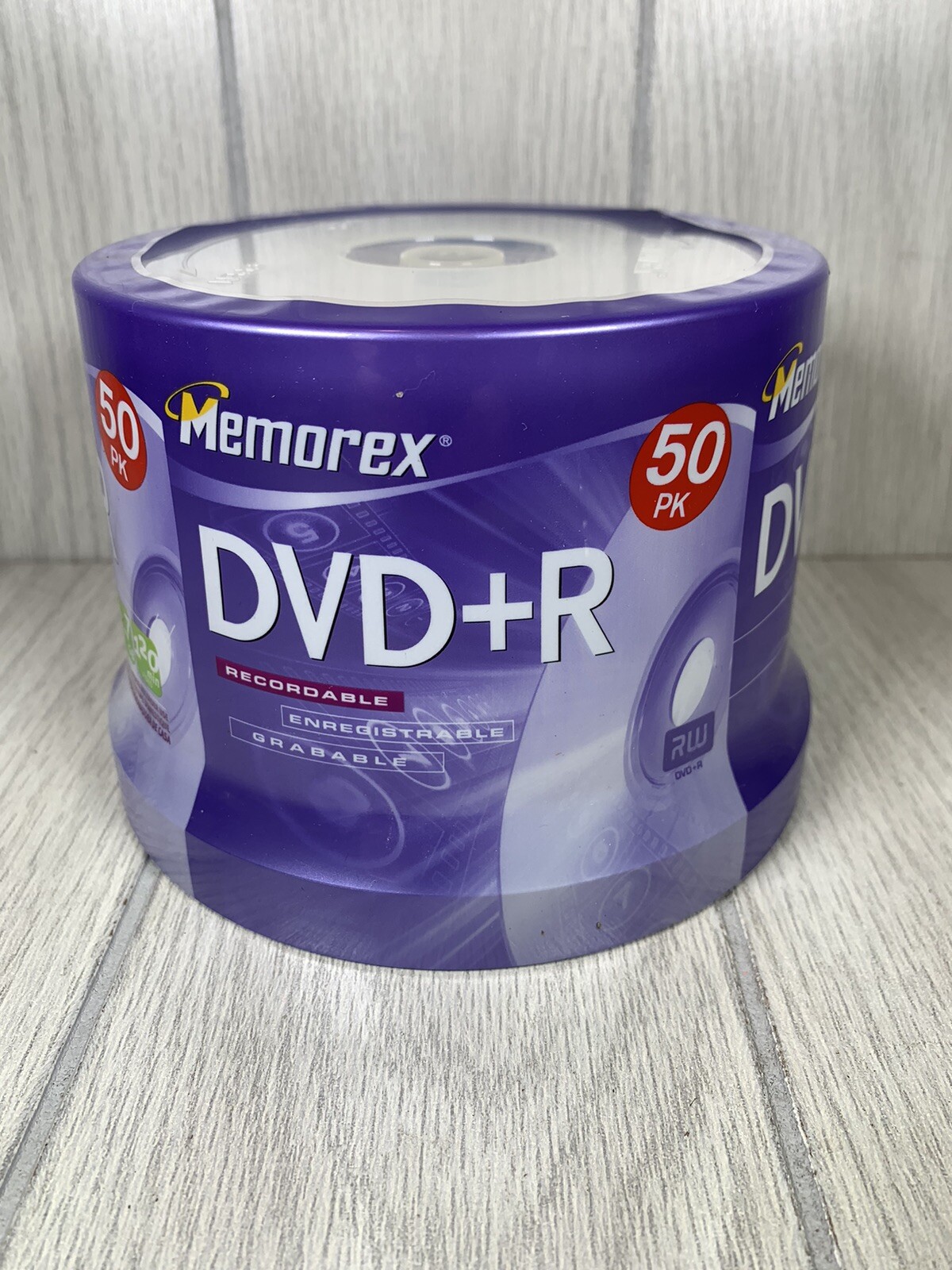 Recordable Memorex DVD-R 16X/4.7 GB/ 120Min 50 Pack NEW Sealed