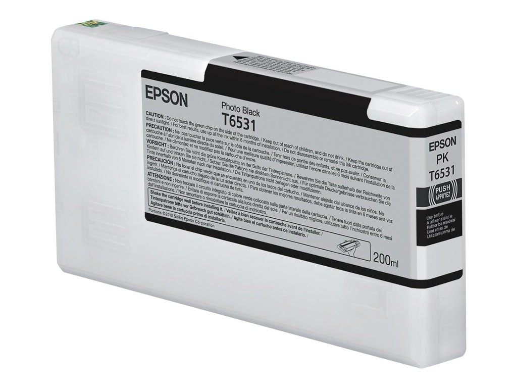 Epson Black Photo Cartridge T 653 200ml T 6531 Printer Cartridge C13T653100