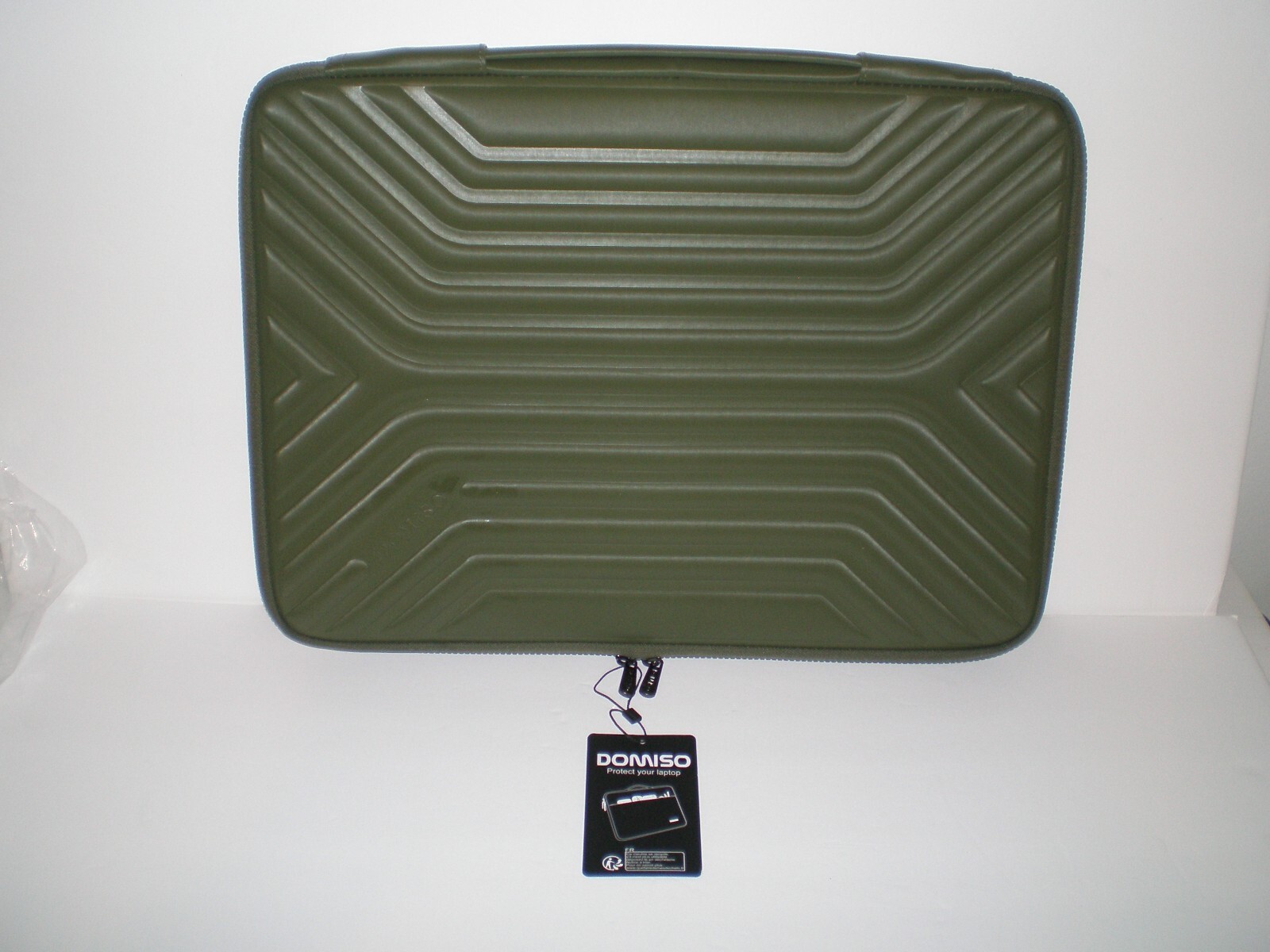 Domiso Water-proof shock-proof 15.6 inch Laptop or Tablet Case (Olive Green)