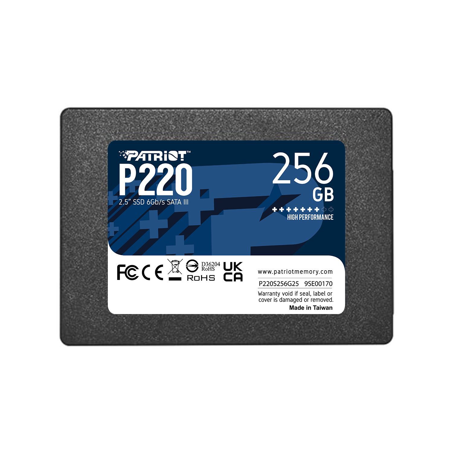 Patriot P220 256GB SSD 2.5" SATA III 6GB/s Internal Solid State Drive For PC/MAC