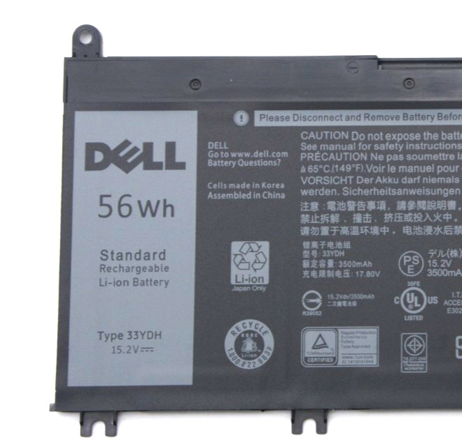 Original 56W 33YDH Battery For Dell G3 15 3579 17 3779 G5 15 5587 G7 15 7588 NEW