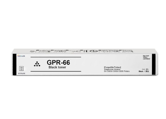 GPR-66 Black Toner Cartridge Replacement for Canon GPR66 Toner
