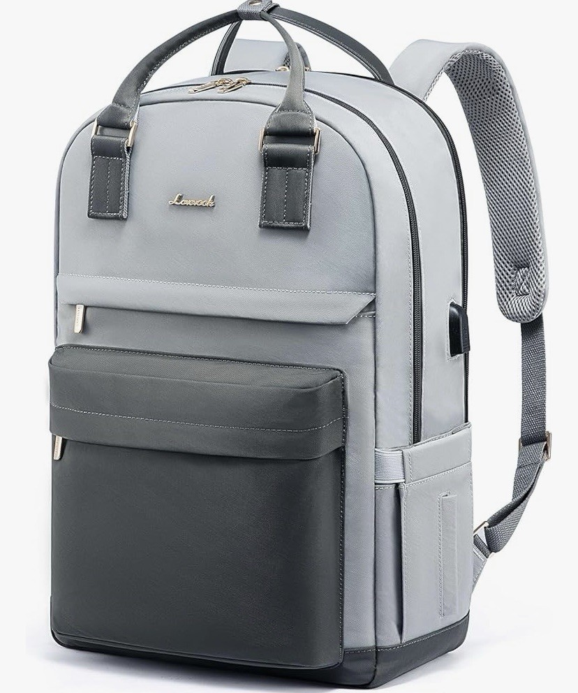 LOVEVOOK Laptop Backpack 17.3 Inch USB Port Waterproof Travel Bag Work College