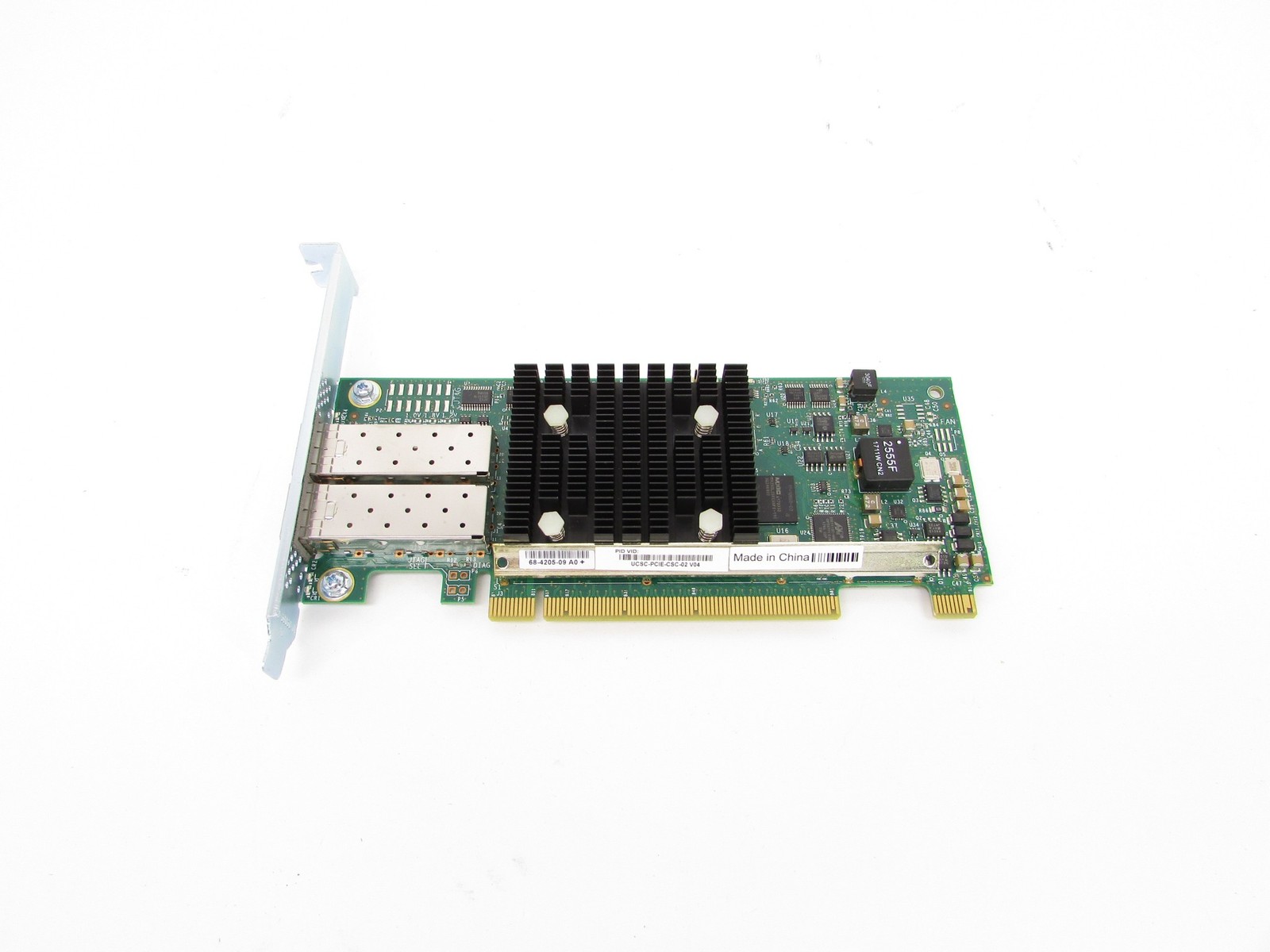 Cisco UCSC-PCIE-CSC-02 Dual Port 10GB SFP+ Ethernet Fibre Network Card High Prof