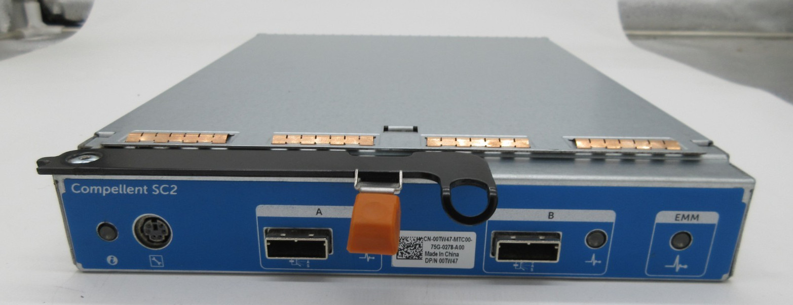 LOT OF 2 Dell Compellent SC2 00TW47 E09M005 Controller Modules