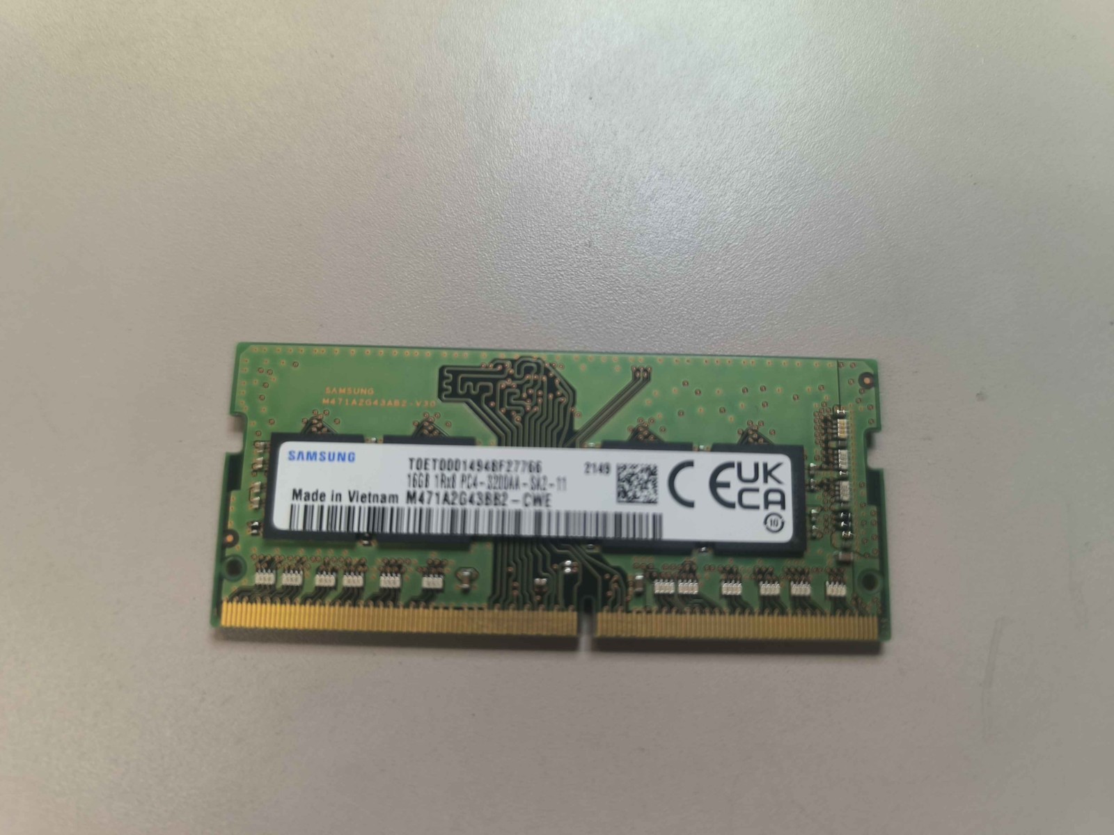 Samsung 16GB (8x2R) PC4-25600 DDR4 Memory (M471A2K43DB1-CWE)