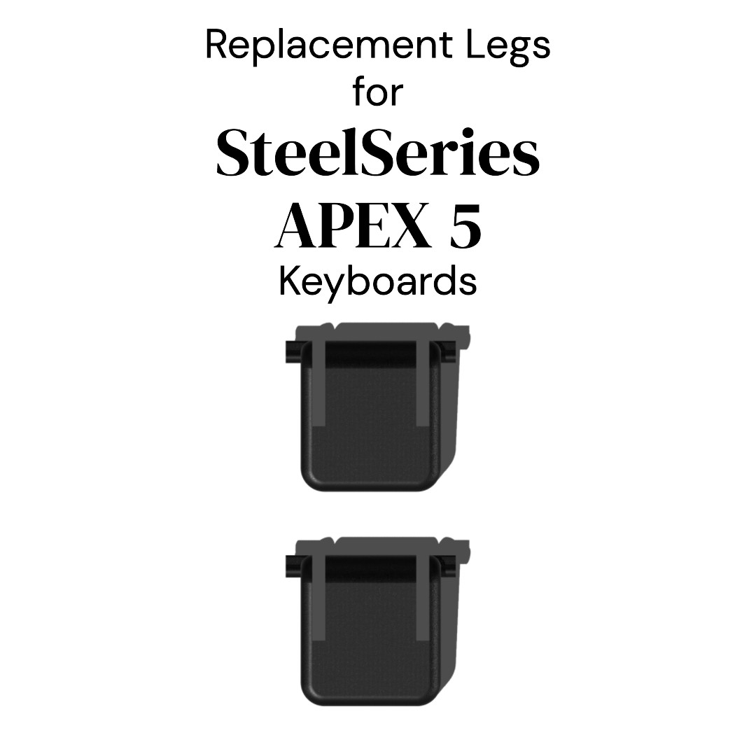 SteelSeries Apex 5 Keyboard Spare Replacement Tilt Leg Stand Foot Feet Set