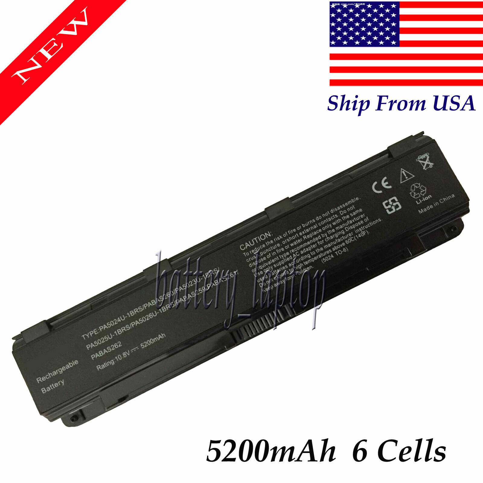 Battery for Toshiba Satellite  P75-A7100 P75-A7200 pa5121u-1brs pa5121u Laptop 