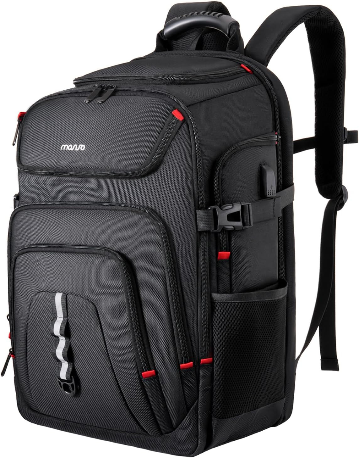 MOSISO 18.4 Inch Laptop Backpack with USB Charger Port, TSA Friendly Travel