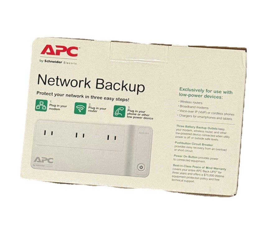 APC UPS System Network Backup Schneider Electric 3 Hour Run Time BGE70 New