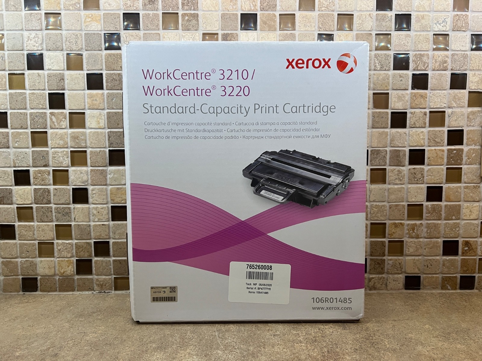 Genuine Xerox 106R01485 Black Toner WorkCentre 3210/3220