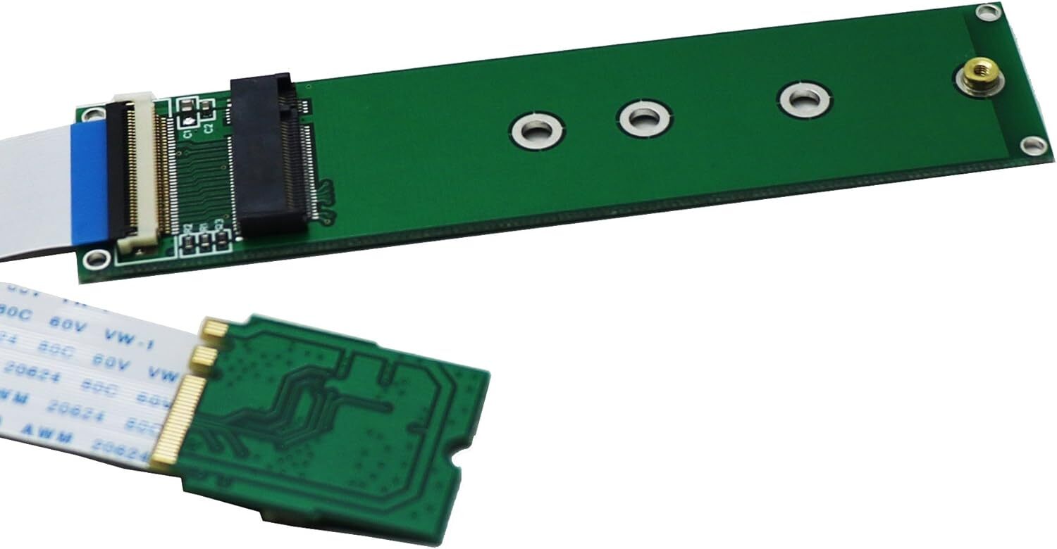 Sintech M.2 (Ngff) Nvme Ssd To M2 A/e Key Wifi Port With 20Cm Cable PCIE 1X LANE