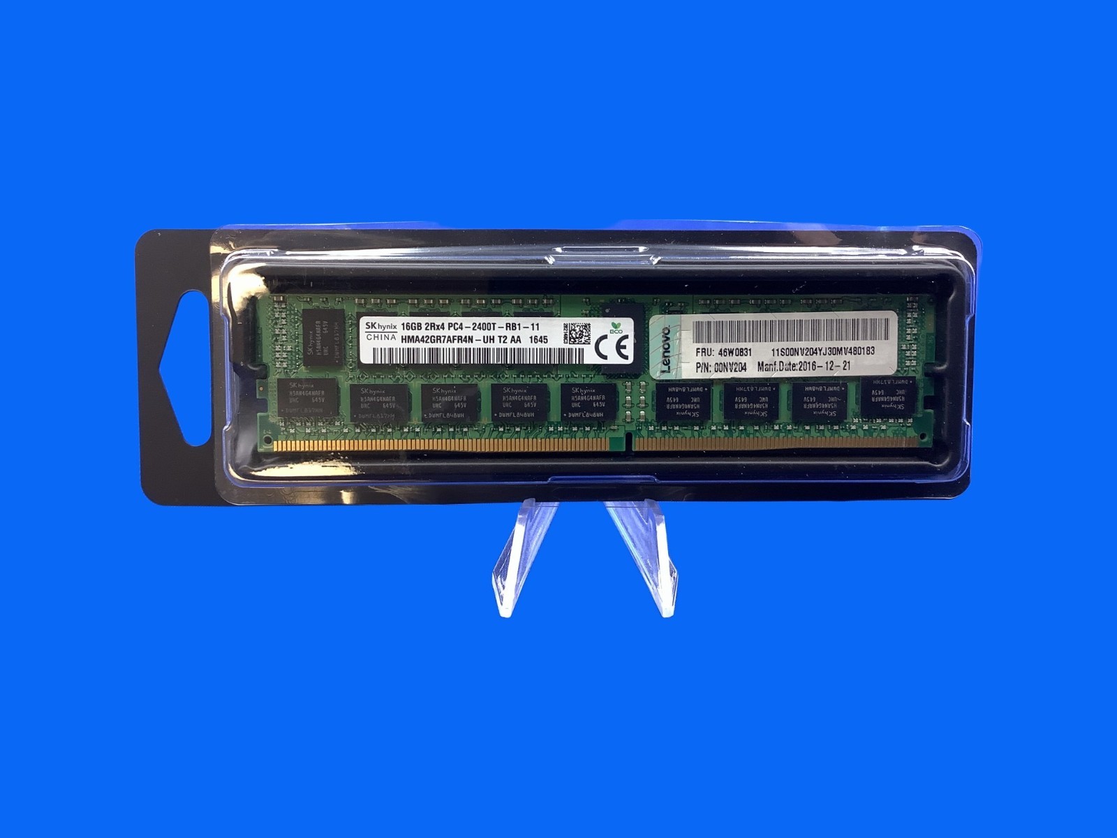 46W0831 Lenovo 16GB (1X16GB) 2RX4 PC4-2400T MEMORY 00NV204  46W0829