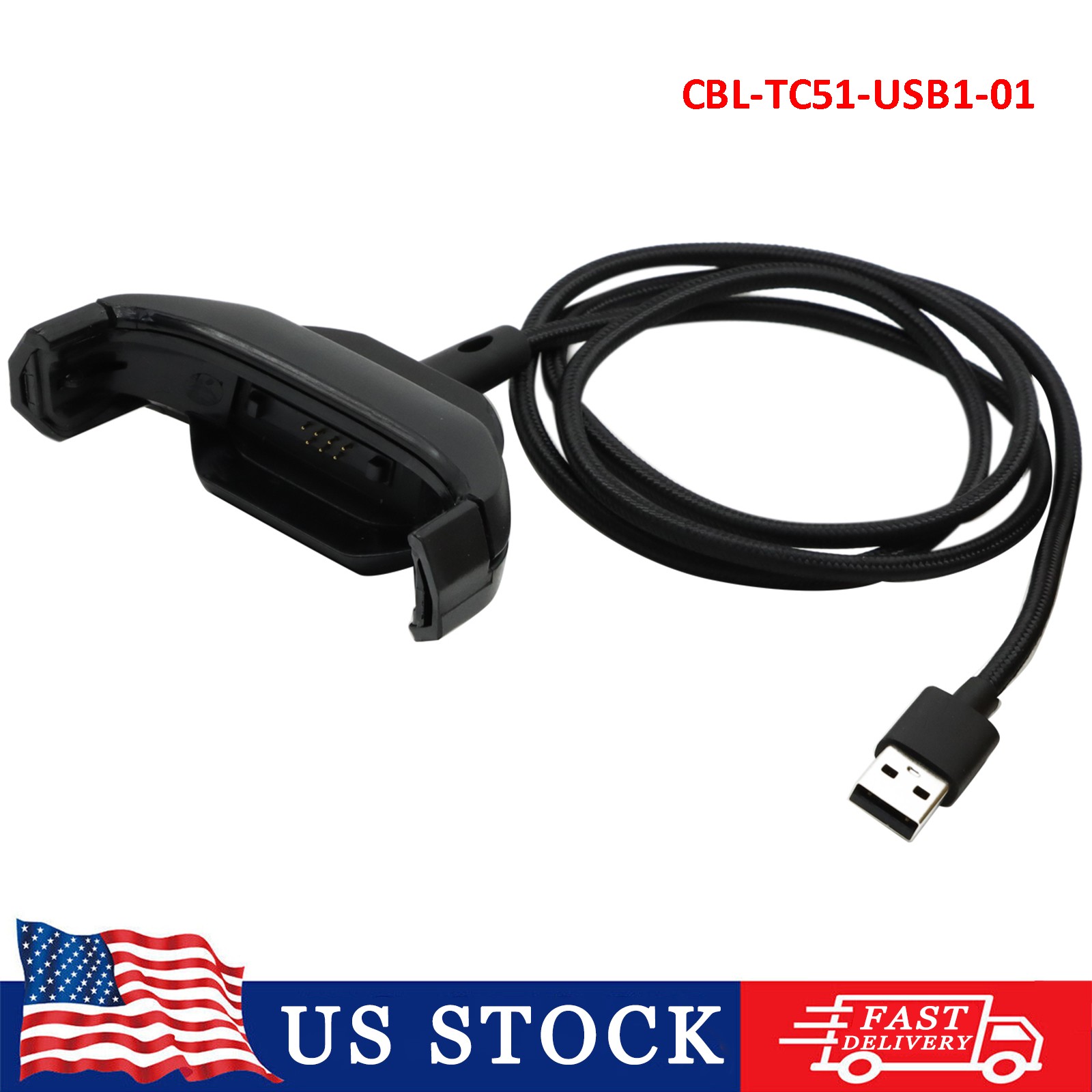 TC51 USB Data Charger Cable CBL-TC51-USB1-01 for Zebra Motorola TC52 TC52ax