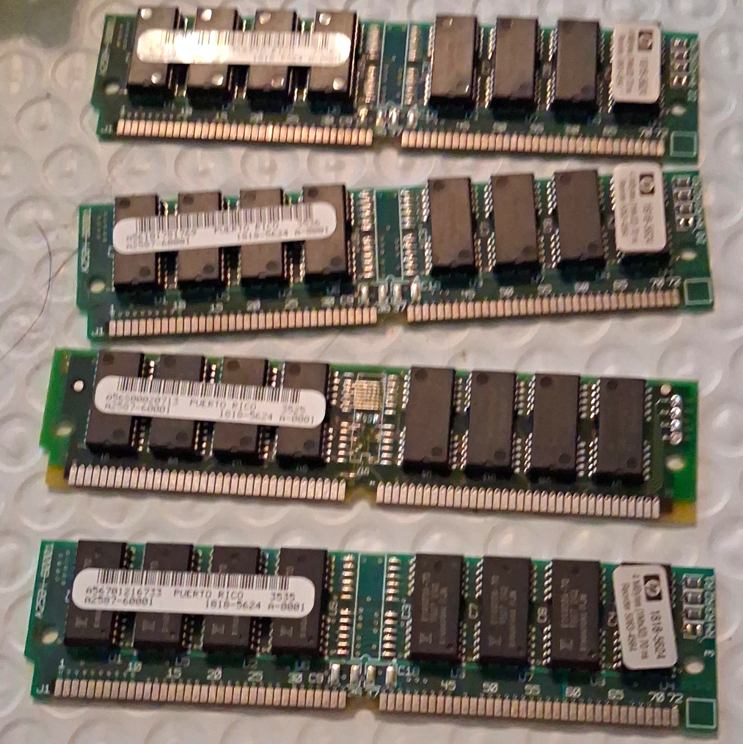 HP 8MB Kit (2x4MB) 72-Pin SIMM PC-70 FPM RAM 1818-5624 A2587-60001