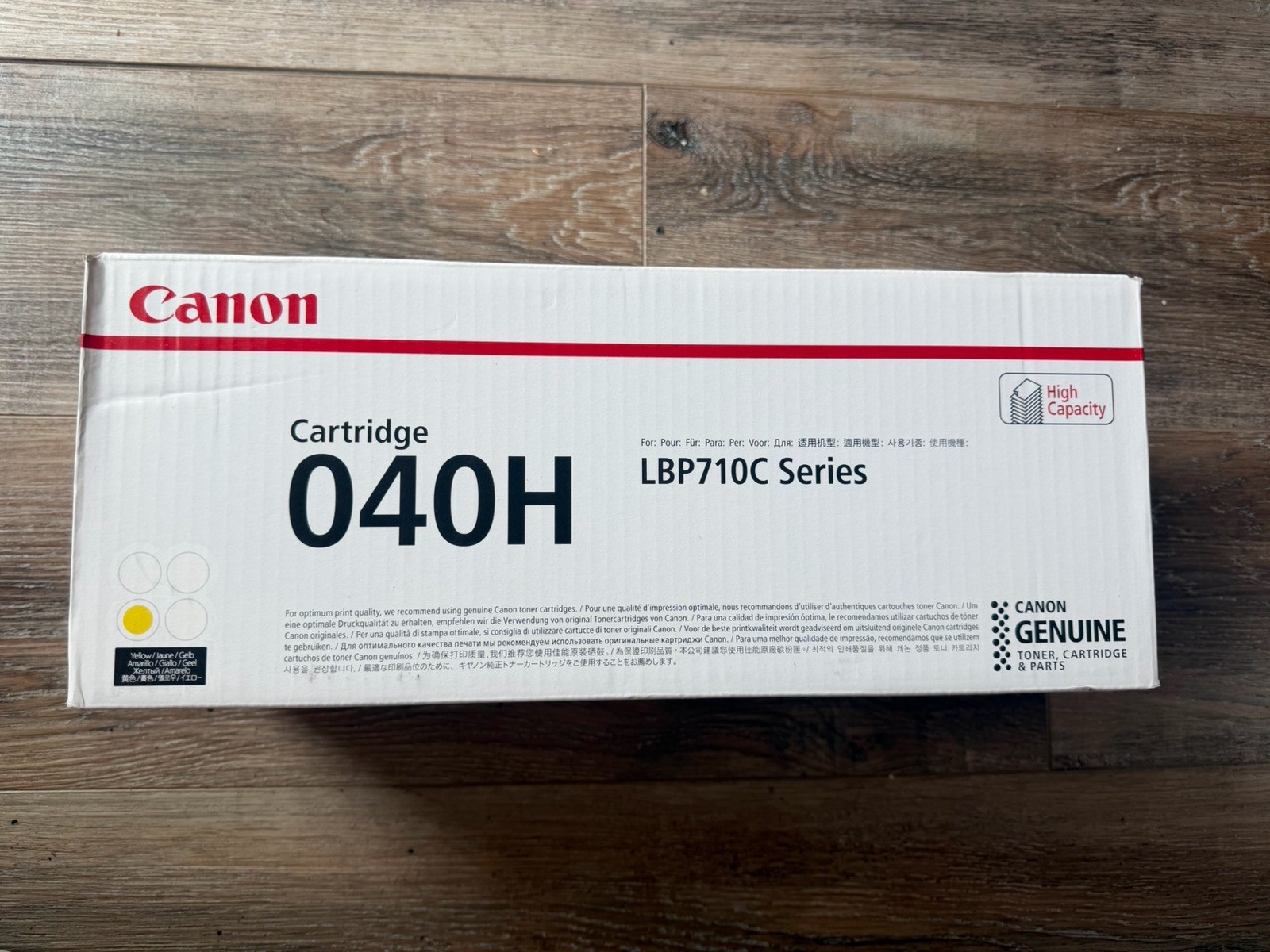 Canon Genuine 040H Yellow Cartridge For LBP710C Printer Exp 2020