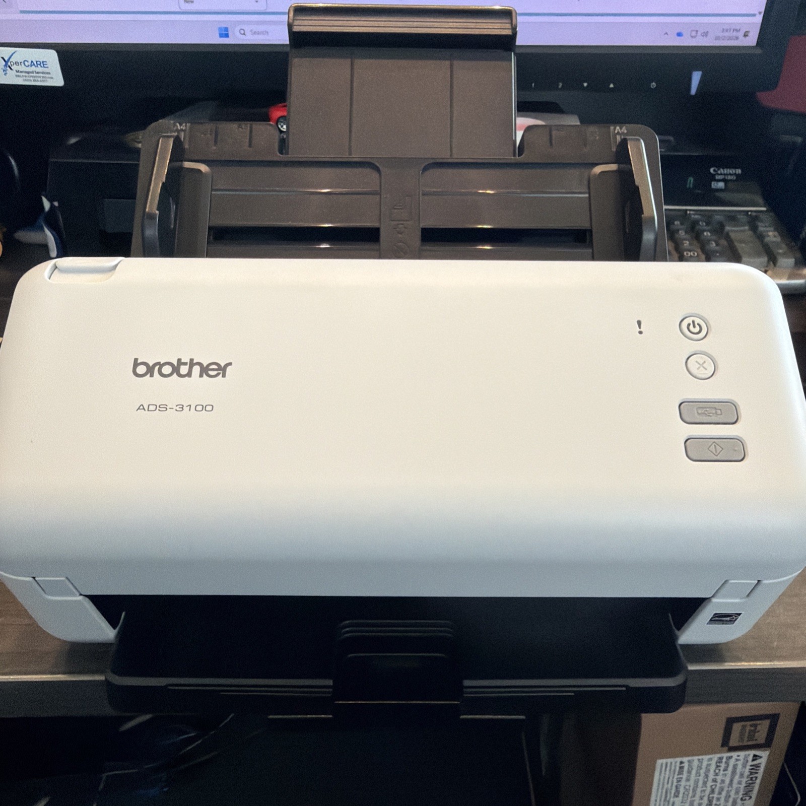 Brother High-Speed Desktop Scanner for Office & Home Model ADS3100 Used