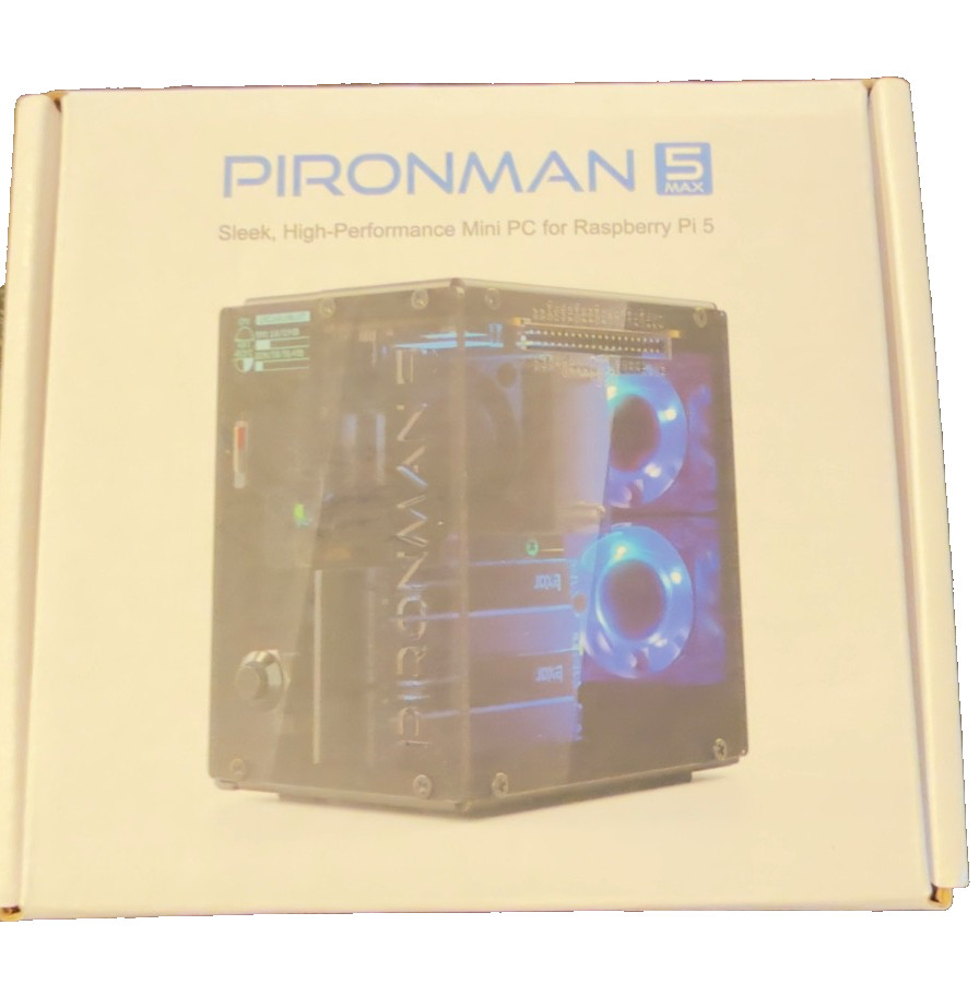 SunFounder Pironman 5-MAX Dual NVMe M.2 SSD PCIe PC Case for Raspberry Pi 5