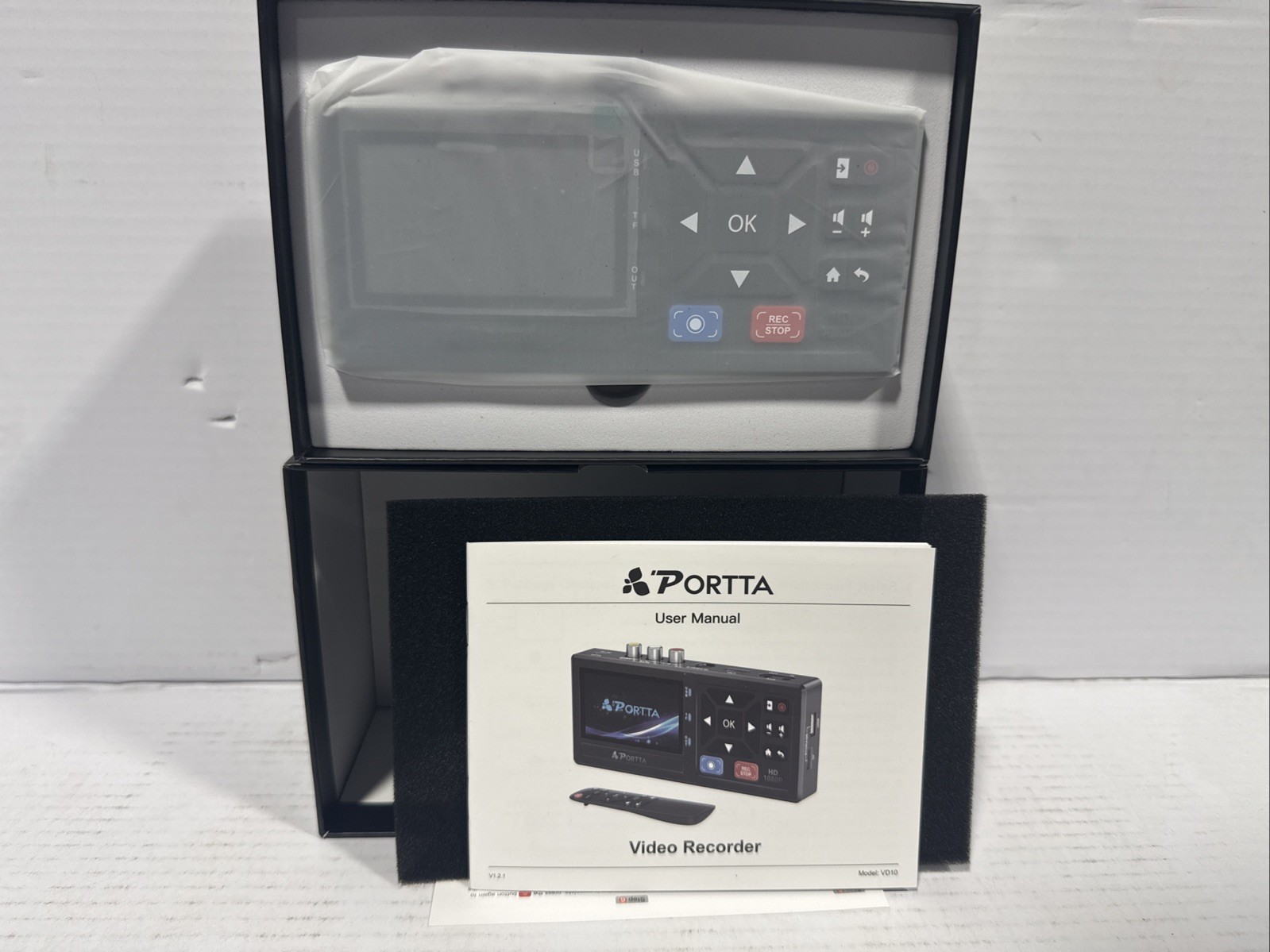 Portta VHS To Digital Converter Video To Digital Recorder With Remote