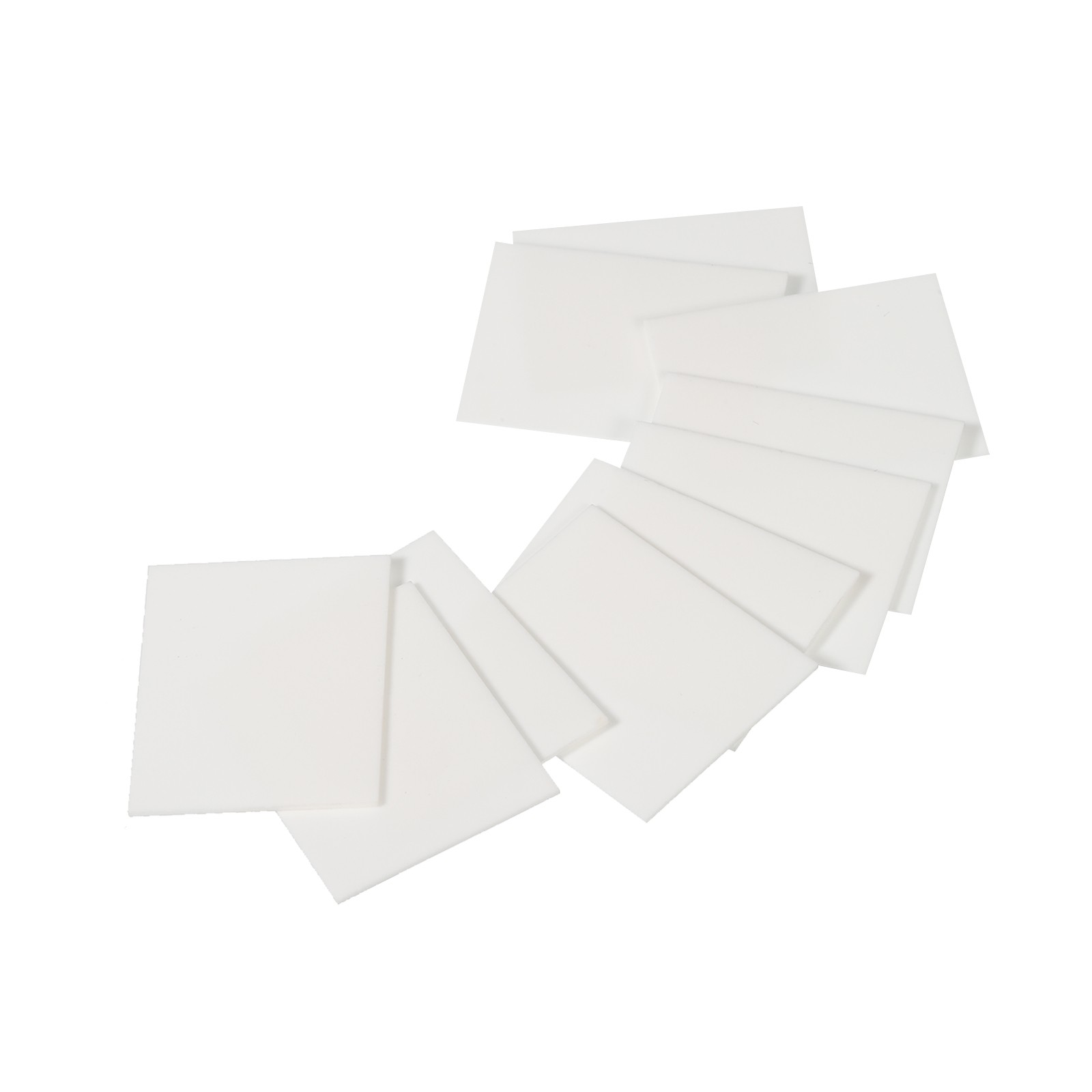 30Pcs 28x22x0.65mm Alumina Ceramic Sheet DIY Cooling Pad