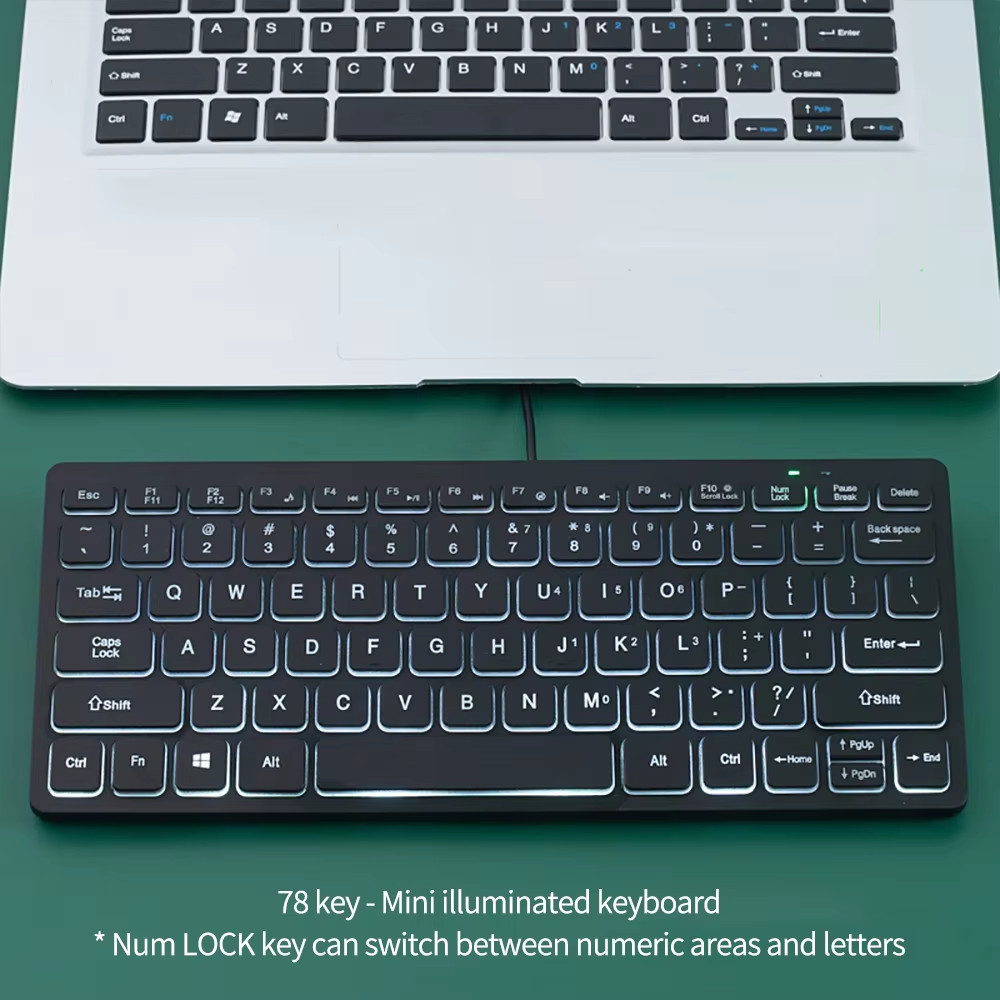 Portable Wired Keyboard Laptop Mini Keyboard Computer External Keyboard Computer