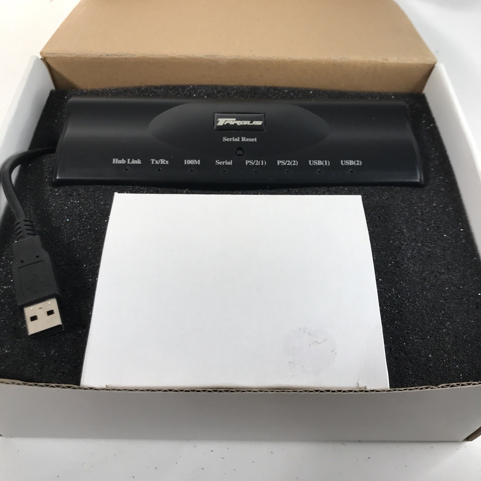Targus Model PA090 USB Mobile Port Replicator w/ Ethernet DC 5V-2A Original Box