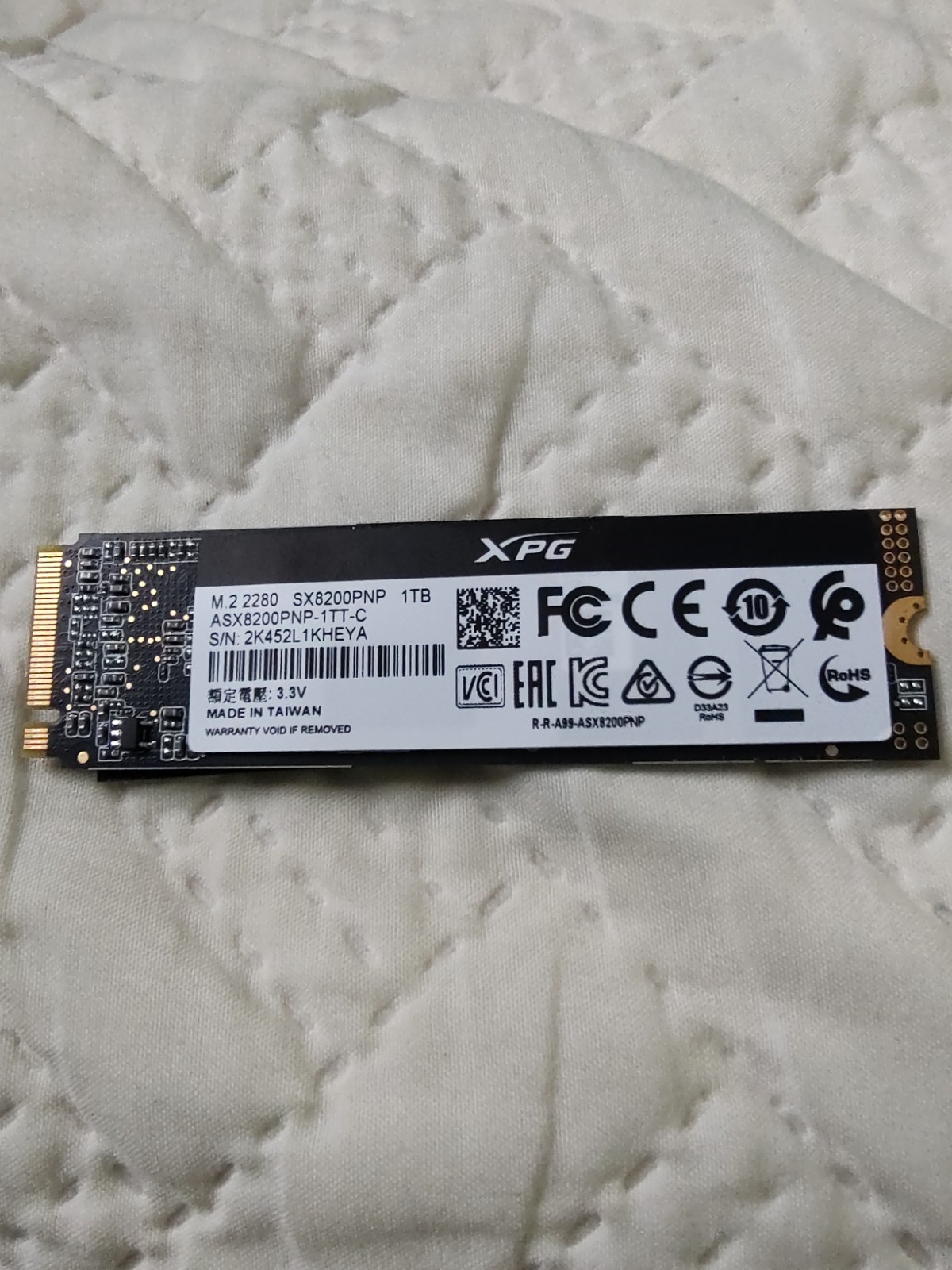 ADATA XPG SX8200 Pro 1TB NVMe M.2 2280 Gen3 x4 SSD ASX8200PNP-1TT-C Tested