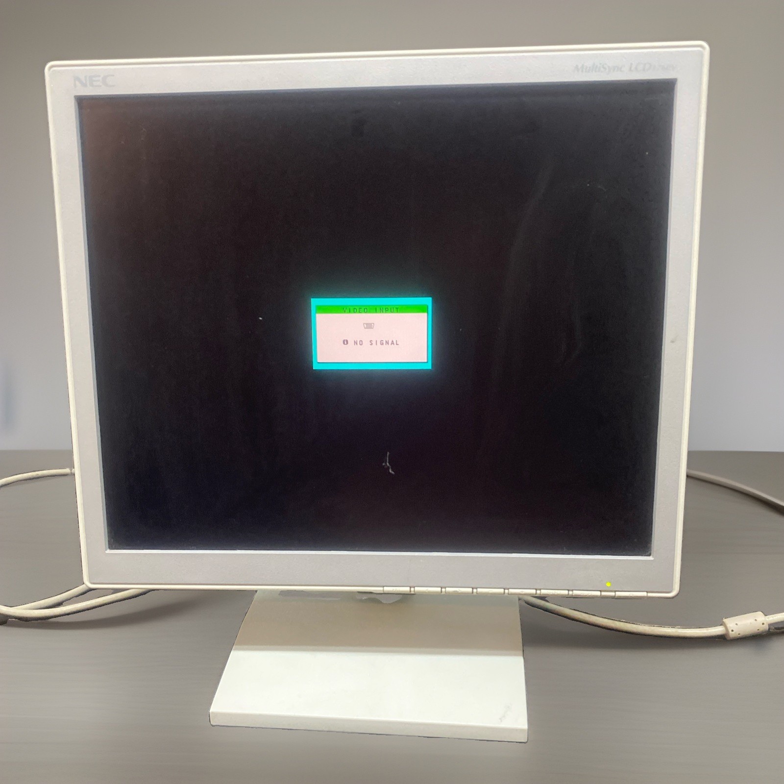 NEC 17" MultiSync LCD1760V Monitor Tested And Working Good Shape