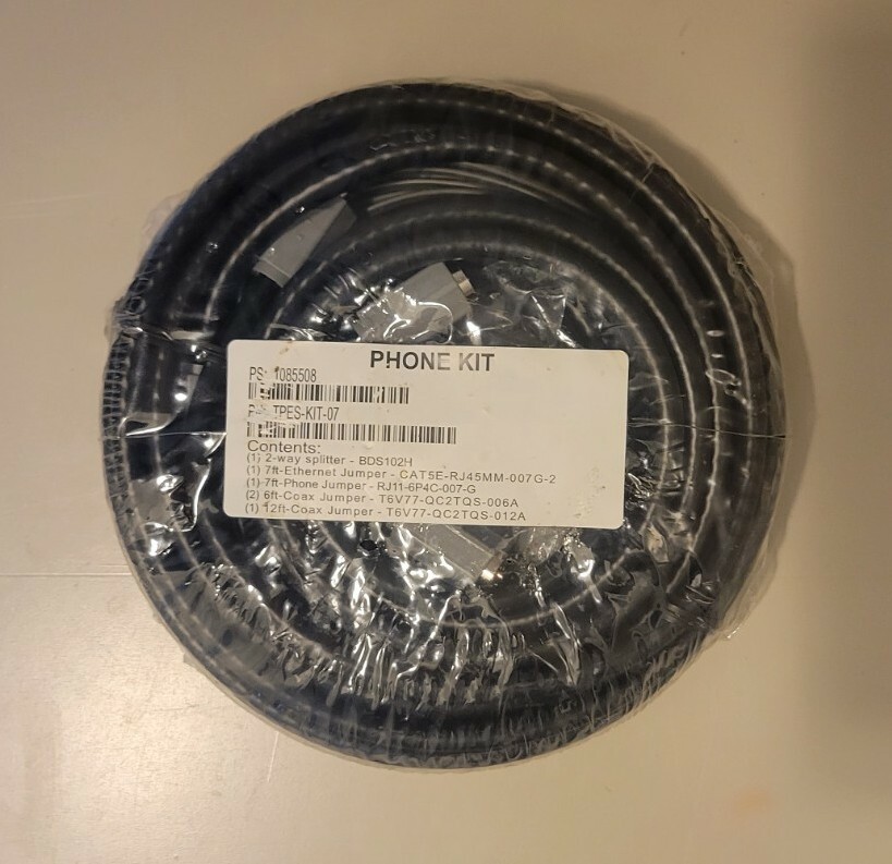 NEW Spectrum Time Warner Arris Internet Phone Cable Modem Wiring Kit TPES-KIT-07