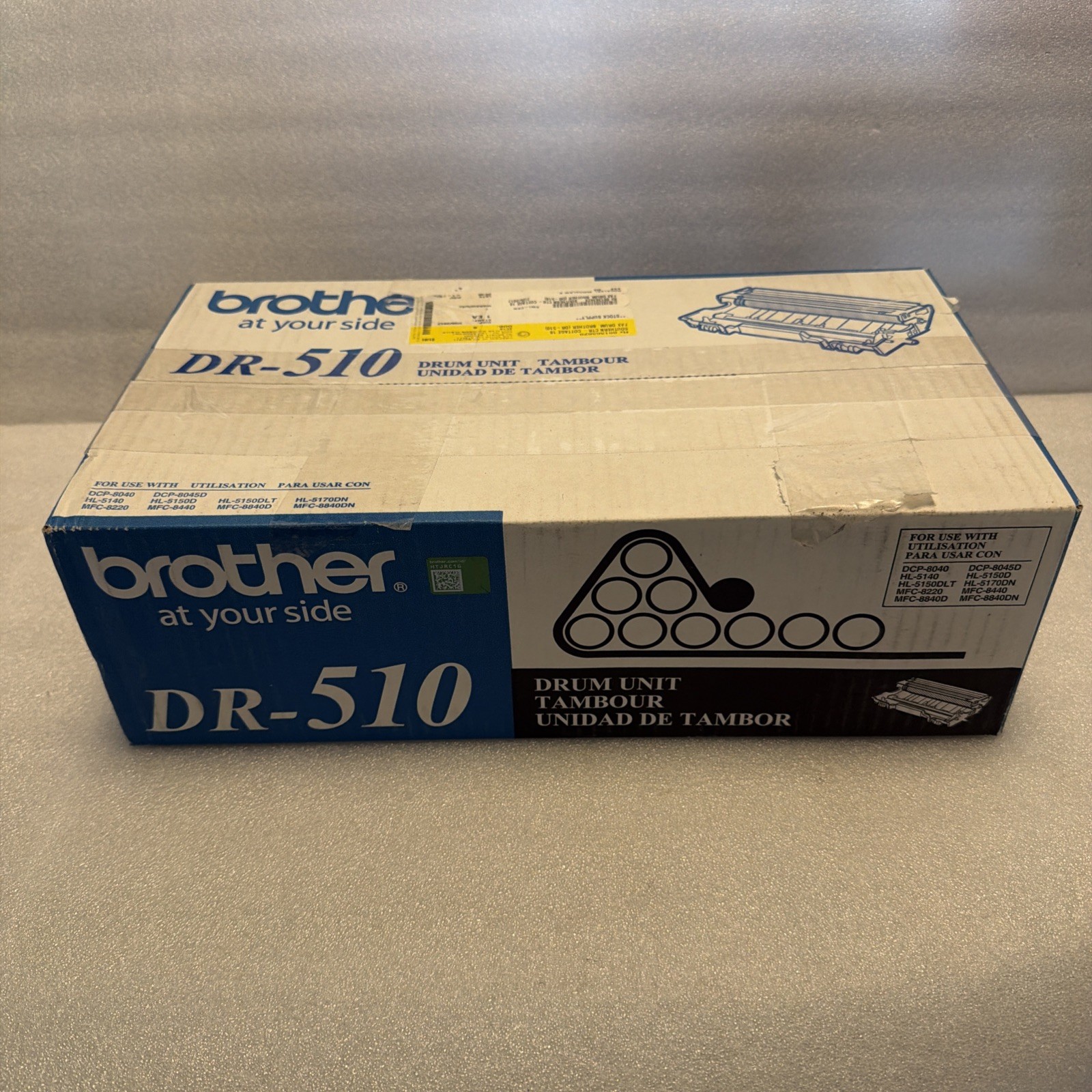 OEM Brother DR-510 Toner Drum Unit Black Toner Cartridges Sealed