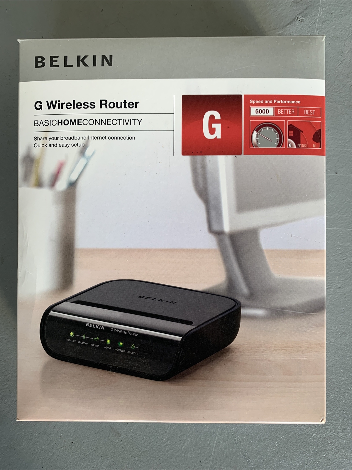 Belkin F5D7234-4 V4 Wireless Router Home Wireless 4 PORTS WiFi 802.11b g
