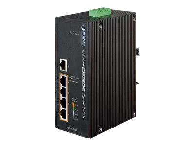 Planet Industrial Switch w/802.3at WLAN Network Switch Wire IGS-504HPT